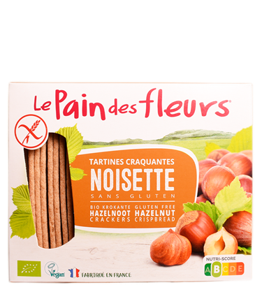 Hasselnødknækbrød, Glutenfri og Økologisk